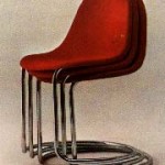 Sedia in tubolare curvato - Bernini